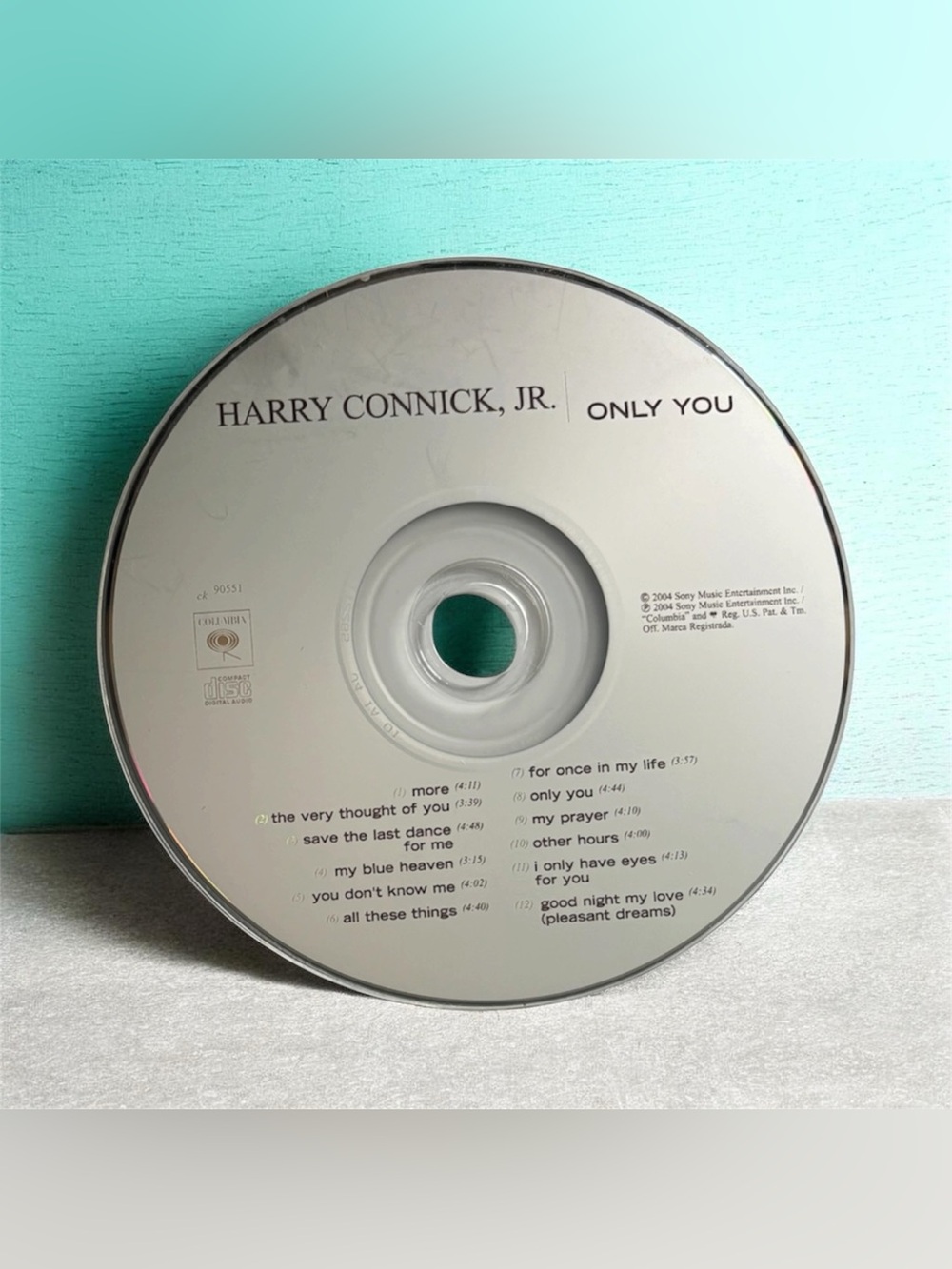 Harry Connick, Jr. – Only You (CD, 2004) – Disc Only